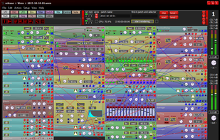 Wren modular synthesizer screenshot 1