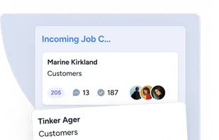 Manage every project stage with job tracking, scheduling, and collaboration tools.