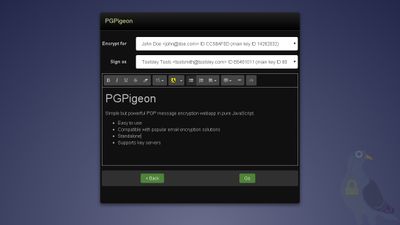 Toolsley PGPigeon screenshot 1