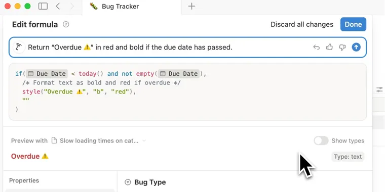 Notion introduces AI formulas for natural language database automation image