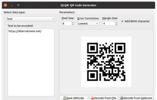 QtQR screenshot 1