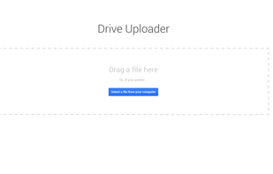 DriveUploader.com screenshot 2