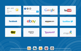 X New Tab Page screenshot 1