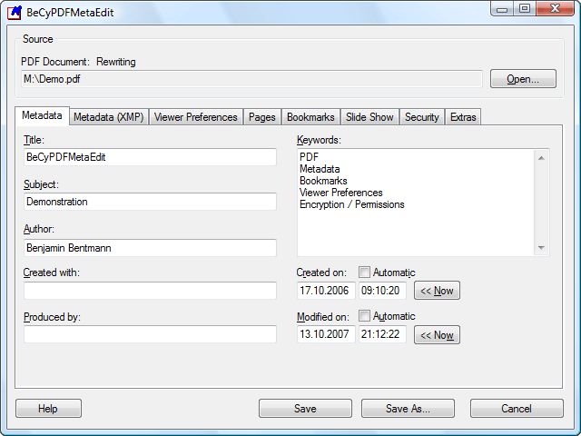 BeCyPDFMetaEdit Alternatives and Similar Software | AlternativeTo