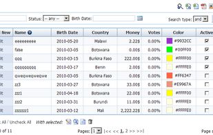 phpGrid screenshot 2