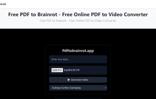PDF to Brainrot Ai screenshot 1