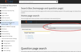 KTreeFaq screenshot 1