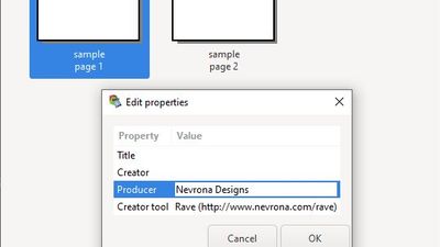 Edit properties