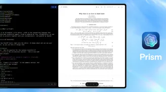 OpenAI unveils Prism, a new AI workspace for collaborative sicentific research & writing image