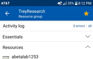 Microsoft Azure screenshot 1