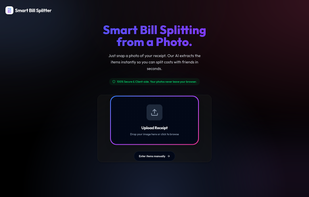 Smart Bill Splitter screenshot 1
