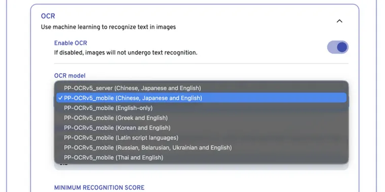 Immich v2.3.0 updates OCR languages and fixes iOS freeze image