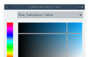 HSL/HSV color selector.