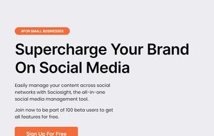 Sociosight screenshot 1