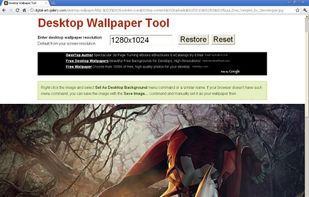 Desktop Wallpaper Tool screenshot 1