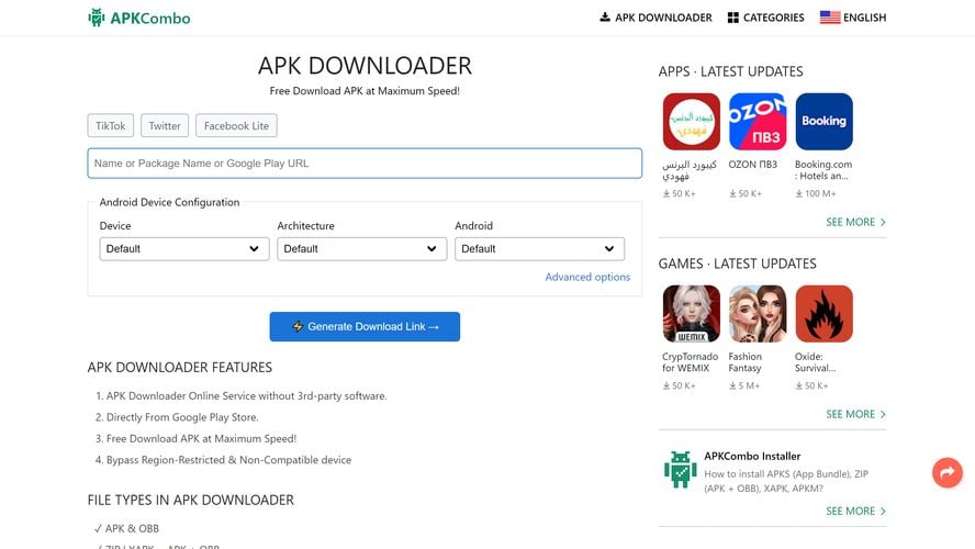 APKCombo: Download APK & OBB Files From Google Play Store And APKPure ...