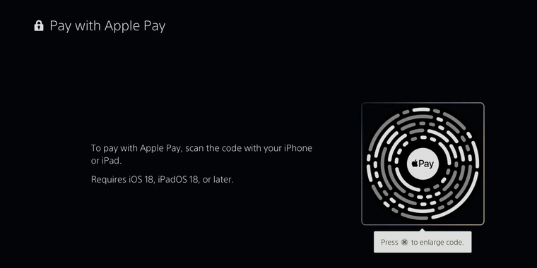 Apple Pay now available for purchasing games on PlayStation 5 image