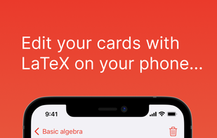 LaTeX Cards screenshot 2
