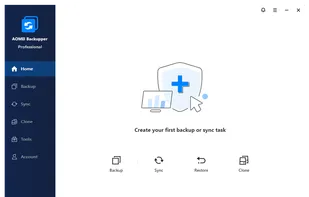 AOMEI Backupper screenshot 1