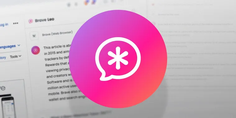 Brave announces its in-browser AI assistant Leo is now accessible in the Nightly desktop channel image