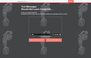 NoDataTrail.com screenshot 1