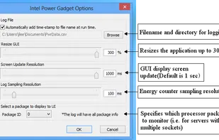 Intel® Power Gadget screenshot 1