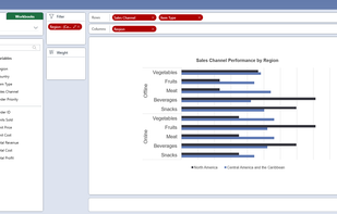 Connect your Excel or SPSS data source to PowerPoint charts with a drag-and-drop chart making interface