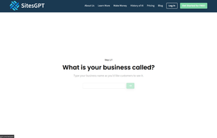SitesGPT screenshot 1