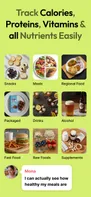 Track Calories, Proteins, Vitamins & all Nutrients Easily