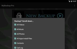 MyBackup screenshot 3