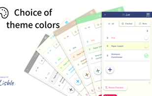 Shopping list "Lisble"  
Theme colors