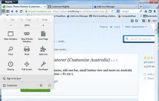 Classic Theme Restorer screenshot 2