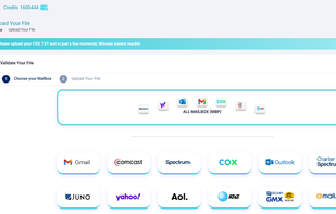 ExactVerify Email Verification Service Dashboard File Upload