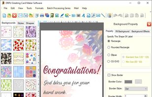 Excel Greeting Cards Maker Application screenshot 3