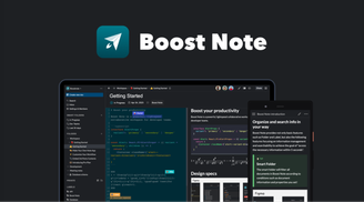 Boost Note service is shutting down in September 2025, and urges users to export data image