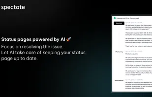 Status pages powered by AI.