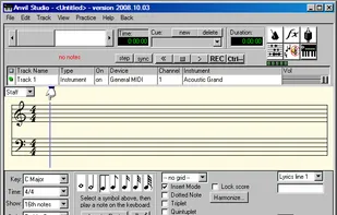 Main composing interface