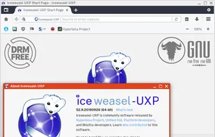 Iceweasel-UXP screenshot 1