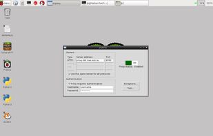 Pi-proxy main window