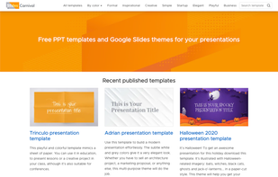 SlidesCarnival screenshot 1