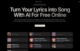 Lyrics Into Song screenshot 1