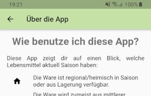 Seasonal Foods Calendar screenshot 2