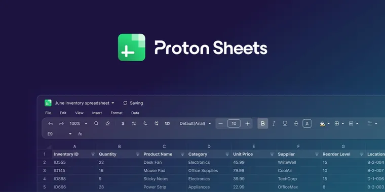 Proton launches Sheets, a privacy-first encrypted alternative to Excel and Google Sheets image