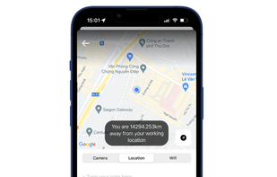 Staff clock in using location, face, or WiFi