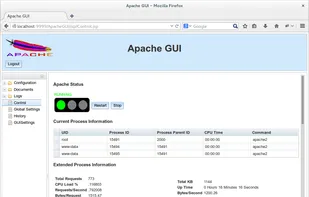 ApacheGUI screenshot 1