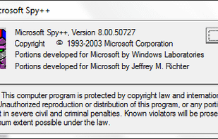 Microsoft Spy++ screenshot 1