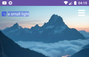 playing sounds and talking guidance