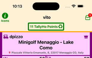 Home Screen Social Feed