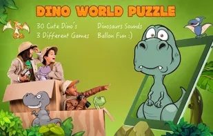 Dino World Kids Puzzle screenshot 1