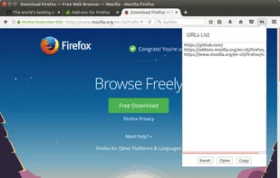 URLs List screenshot 1
